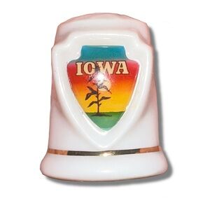 Porcelain Iowa Thimble